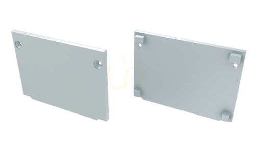 Verifica Capac terminal ALU alb, drept pentru profil LED LUMINES TALIA M3