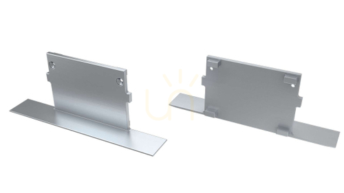 Verifica Capac de capăt din aluminiu LUMINES TALIA M4, argintiu, finisaj complet
