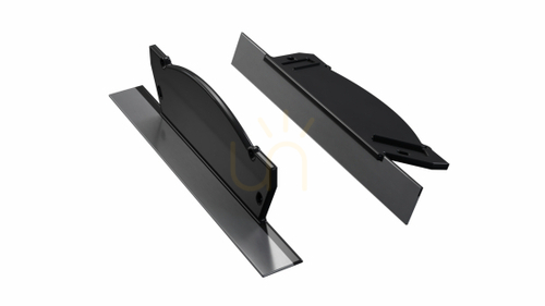 Verifica Capac de capăt Lumines VEDA din aluminiu negru lăcuit, cu orificiu 12-0902-10