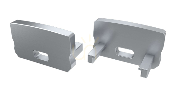 Verifica ALU obturator de obturare pentru LED LUMINI D HIGH profil argintiu cu gaură ALU obturator de obturare pentru LED LUMINI D HIGH profil argintiu cu gaură