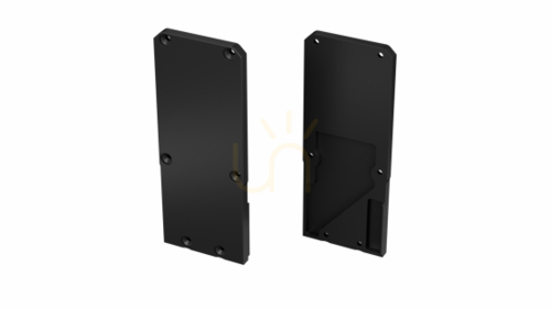 Verifica Conector ALU pentru LUMINES UNICO + Talia M2 profil LED negru lăcuit stânga