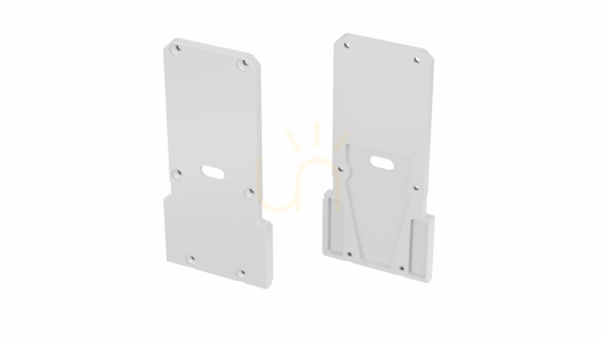 Verifica Conector ALU LUMINES DOPIO + Talia M2 alb cu gaură Conector ALU LUMINES DOPIO + Talia M2 alb cu gaură