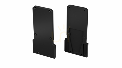 Verifica Dop de obturare ALU pentru LUMINES DOPIO + Talia M2 profil LED, negru lăcuit