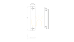 LUMINOS comutator drept scurt small 2