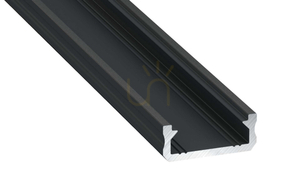 LUMINES Profil LED tip D negru anodizat negru 2 m small 0