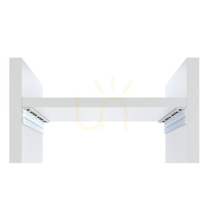 Profil LED pentru rafturi și dulapuri LUMINES E, alb lăcuit, 2,02 m small 3