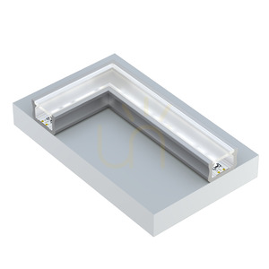Profil LED din aluminiu LUMINES X, inox anodizat, 2,02 m small 4