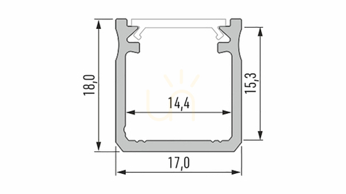 Verifica Profil LED LUMINES tip Y inox anodizat 1 m