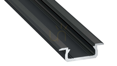 Verifica LED profil LUMINES tip Z negru anodizat anodizat 1 m