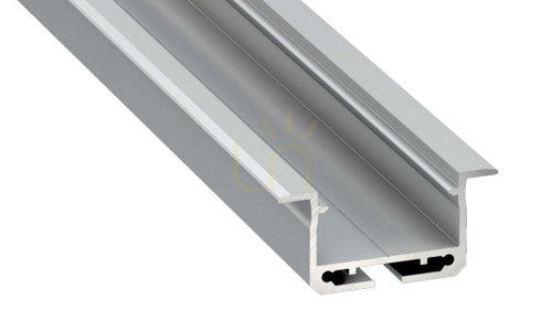 Verifica Profil LED LUMINES tip inSileda argintiu anodizat 2 m