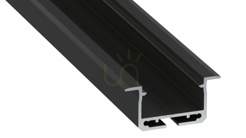 Verifica Profil LED încastrat LUMINES inSILEDA, negru lăcuit, 2,02 m