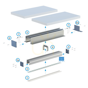 Profil LED LUMINES TALIA, argintiu anodizat, 2,02 m small 8
