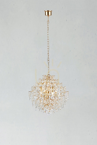Verifica Candelabru Markslöjd Rosendal auriu cu cristal 6xE14 53 cm 100532