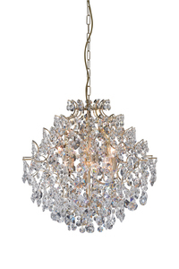 Candelabru Markslöjd Rosendal auriu cu cristal 6xE14 53 cm 100532 small 0