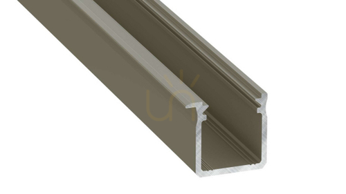 Verifica Profil LED LUMINES tip J inox anodizat 1 m