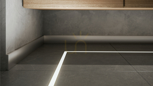 Profil LED încastrat Lumines RUNO, negru lăcuit, 2,02 m small 3
