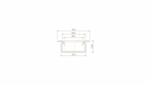 LED profil LUMINES tip Gemi argint anodizat argint anodizat 2 m small 1