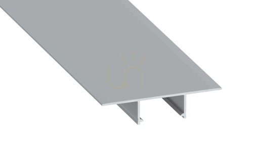 Verifica LED profil LUMINES tip Plato anodizat argintiu 1 m