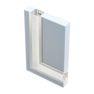 Profil LED încastrat LUMINES U 10-1031-20, alb lăcuit, 2,02 m small 8