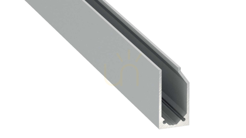 Verifica LED profil LUMINES tip I6 anodizat argint anodizat 1 m