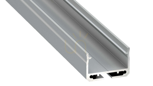 Verifica LED profil LUMINES tip Sileda anodizat argint 2 m