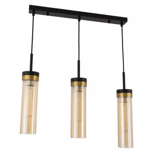 Malika Lampă cu pandantiv 3xE27 negru PL0140-3 small 6