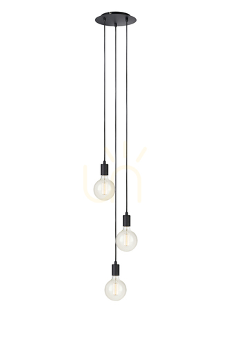 Verifica Lampa suspendată Markslojd SKY 3xE27 negru metal 25 cm 106334