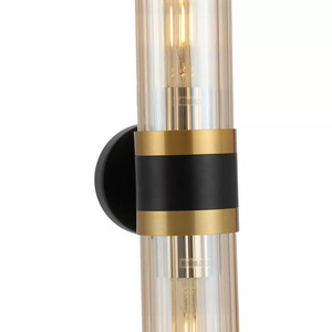 Malika lampă de perete 2xE27 negru WL0123-2 small 1