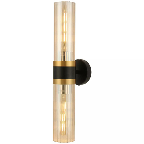 Verifica Malika lampă de perete 2xE27 negru WL0123-2