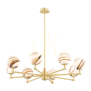 Candelabru ARGON Aruba alb-bronz 8xE14 820 mm SKU 5067 small 0