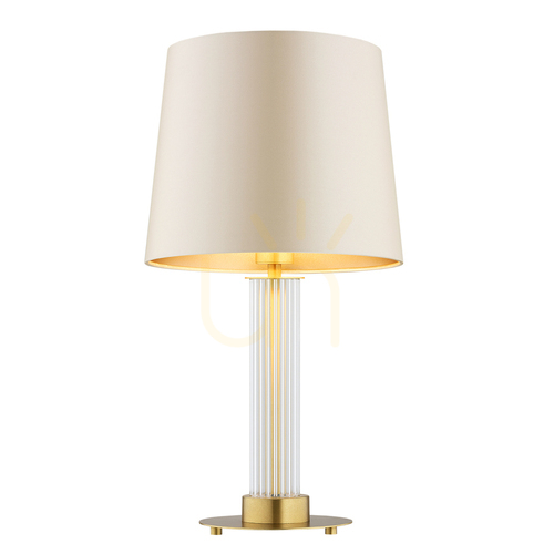Verifica Lampă de masă Argon Hampton transparentă alamă E27 8541