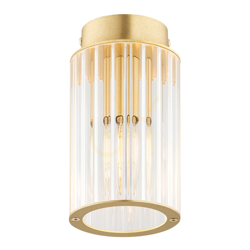 Verifica Plafon Argon Hampton transparent alamă periat E14 IP20 8501