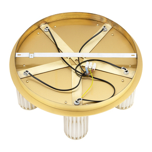 Plafon Argon Hampton transparent alamă periat 5xE14 2178 small 4