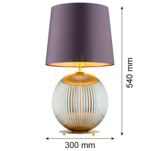 Lampă de masă ARGON HAMILTON violet E27 8532 small 4