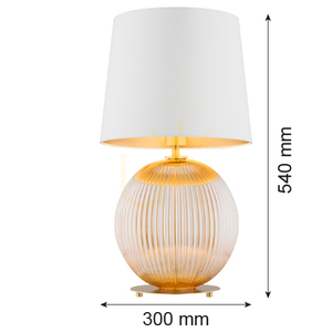 Lampă de masă ARGON HAMILTON alamă cremă E27 IP20 8534 small 4