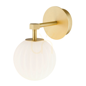 Lampă de perete ARGON PALOMA albă alamă E14 IP20 8502 small 1