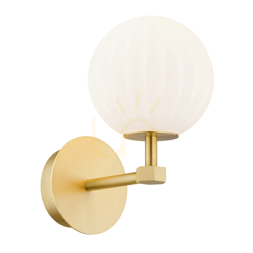 Verifica Lampă de perete ARGON PALOMA albă alamă E14 IP20 8502