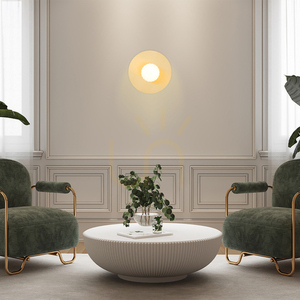 Lampă de perete ARGON PALOMA albă opal mat alamă E14 IP20 SKU 8503 small 3