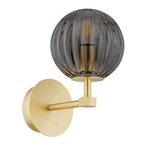 Lampă de perete ARGON Paloma fumuriu alamă periat E14 8508 small 3