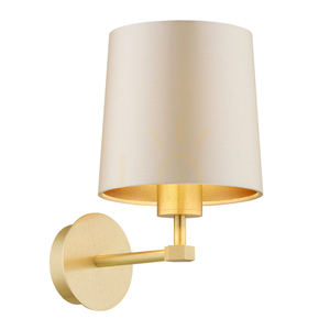 Lampă de perete ARGON PRINCETON bej alamă periat E27 IP20 8545 small 0