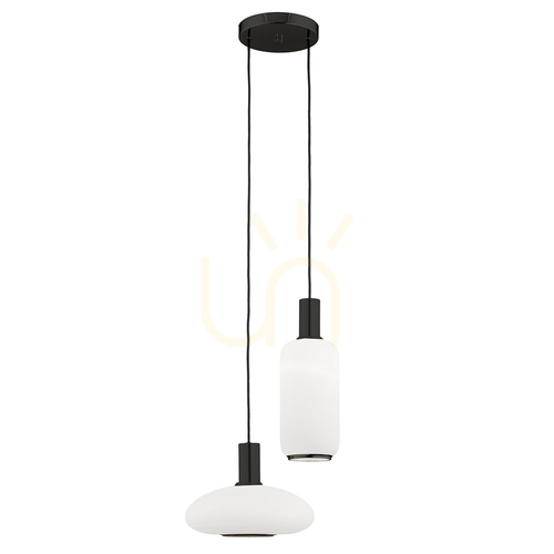 Verifica Lampă suspendată Argon Sagunto Plus albă sticlă E27 7214
