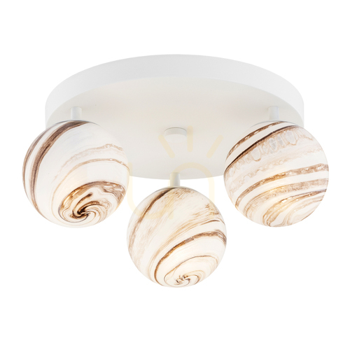 Verifica Plafoniera ARGON FABIO alb 340 mm IP44 3xE14 6291