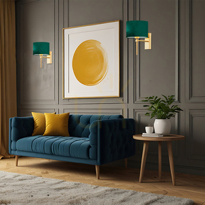 Lampă de perete ARGON Abbano alamă verde E27 8107 small 1