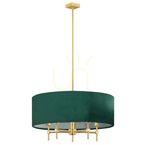 Candelabru ARGON Abbano alamă verde catifea 5xE14 2146 small 0
