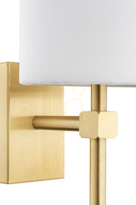 Lampă de perete ARGON Abruzzo alb alamă periat E14 8034 small 3