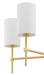 Candelabru Argon Abruzzo alb alamă periat 5xE14 2134 small 3