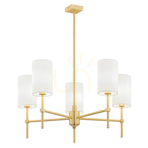Candelabru Argon Abruzzo alb alamă periat 5xE14 2134 small 0