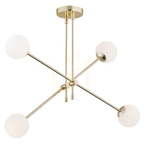 Lampă suspendată ARGON ABSTRACT alb opal mat 4xE14 1695 small 0