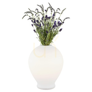 Lampă de masă Argon Amarylis albă din sticlă E27 4095 small 1