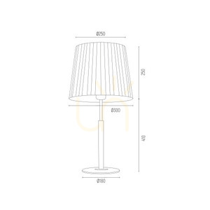 Lampă de masă Argon ASTI cromată E27 15W IP20 3846 small 3